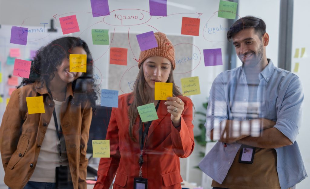 Multicultural,Startup,Team,Brainstorm,,Exchange,Ideas,,Develop,Fresh,Perspective,By